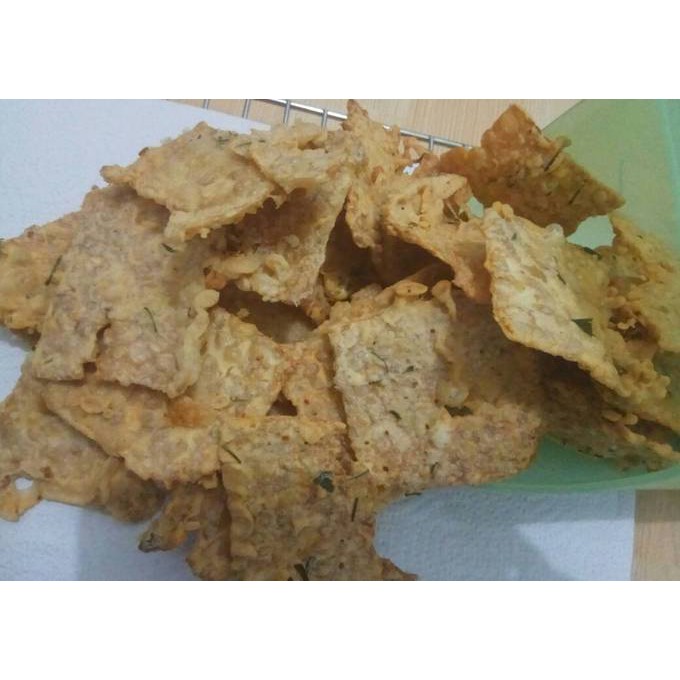 Jual KERIPIK TEMPE DAUN JERUK ASIN GURIH RENYAH CRISPY CEMILAN BERGIZI