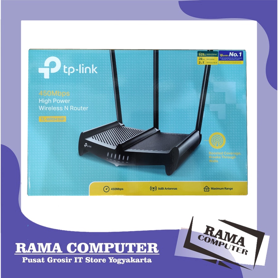 Jual Tp Link Tl Wr Hp Mbps High Power Wireless N Router Indonesia