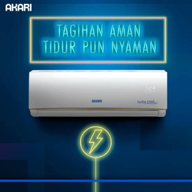 Jual Ac Akari 05D3LWK AC 1 2PK Low Watt Turbo COOL Shopee Indonesia