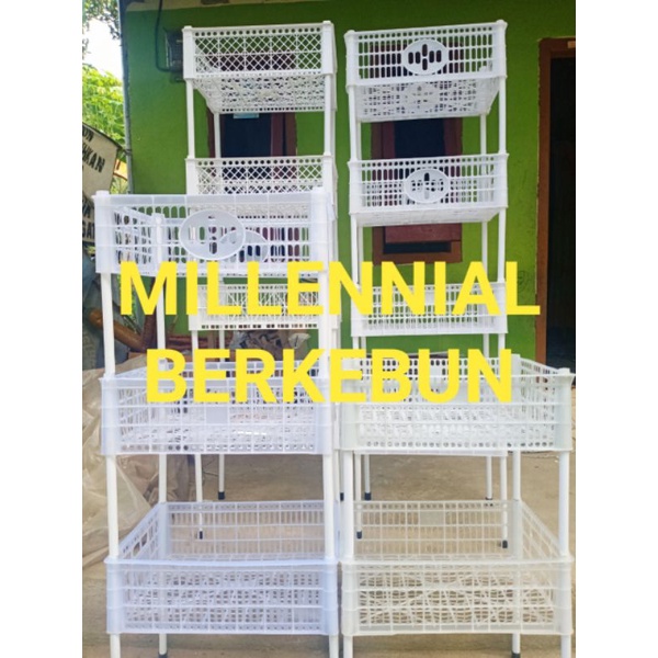 Jual RAK SUSUN Penyimpanan Barang Rak Warung Keranjang Susun Serbaguna