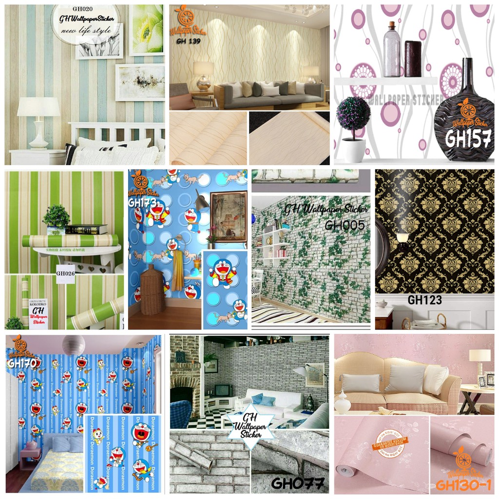 Jual Wallpaper Dinding Kamar Tidur D Wallstiker Premium High Quality