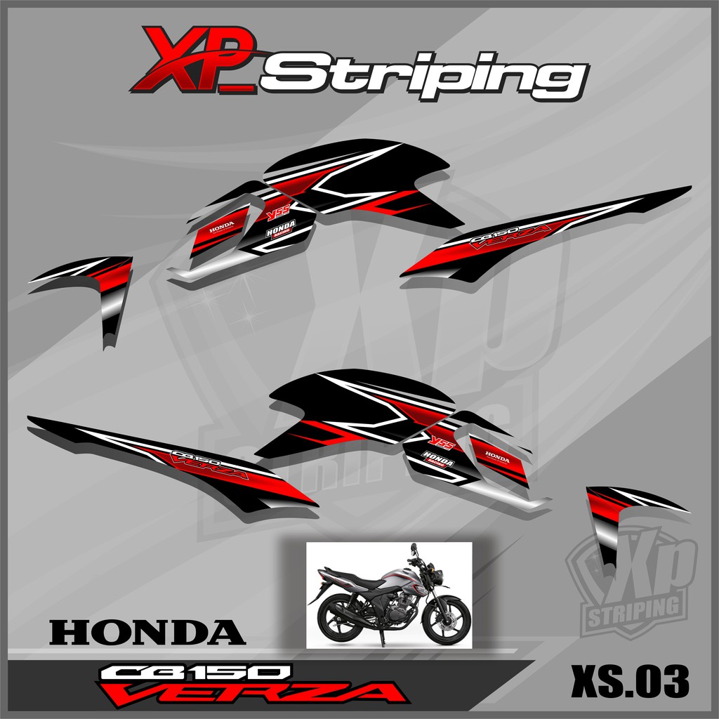 Jual Stiker Striping Lis Cb Verza Sticker Striping Variasi Motor Cb