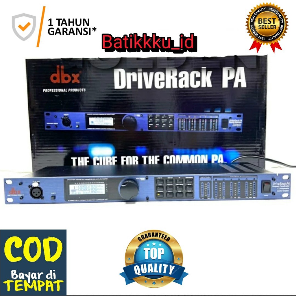 Jual Speaker Management Dbx Driverack Pa P A Dlms Grade A In Out