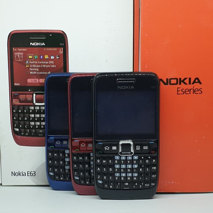 Jual HP Handphone Nokia Jadul Langka Nokia E63 Qwerty New Repurbish