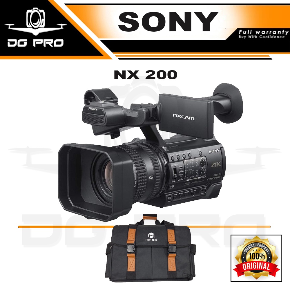 Jual Sony HXR NX200 4K Professional Camcorder Sony NX200 NX 200