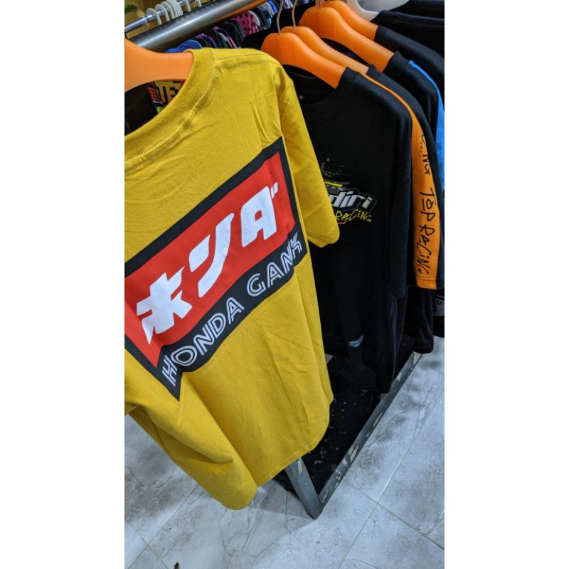 Jual KAOS HONDA GANK ORIGINAL PENDEK Free Stiker Indonesia Shopee