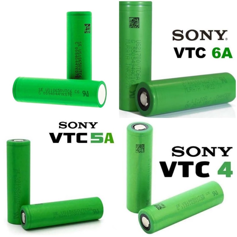 Jual BATRAI SONY MURATA VTC 4 5 5A 6 6A 18650 ORIGINAL Indonesia Shopee