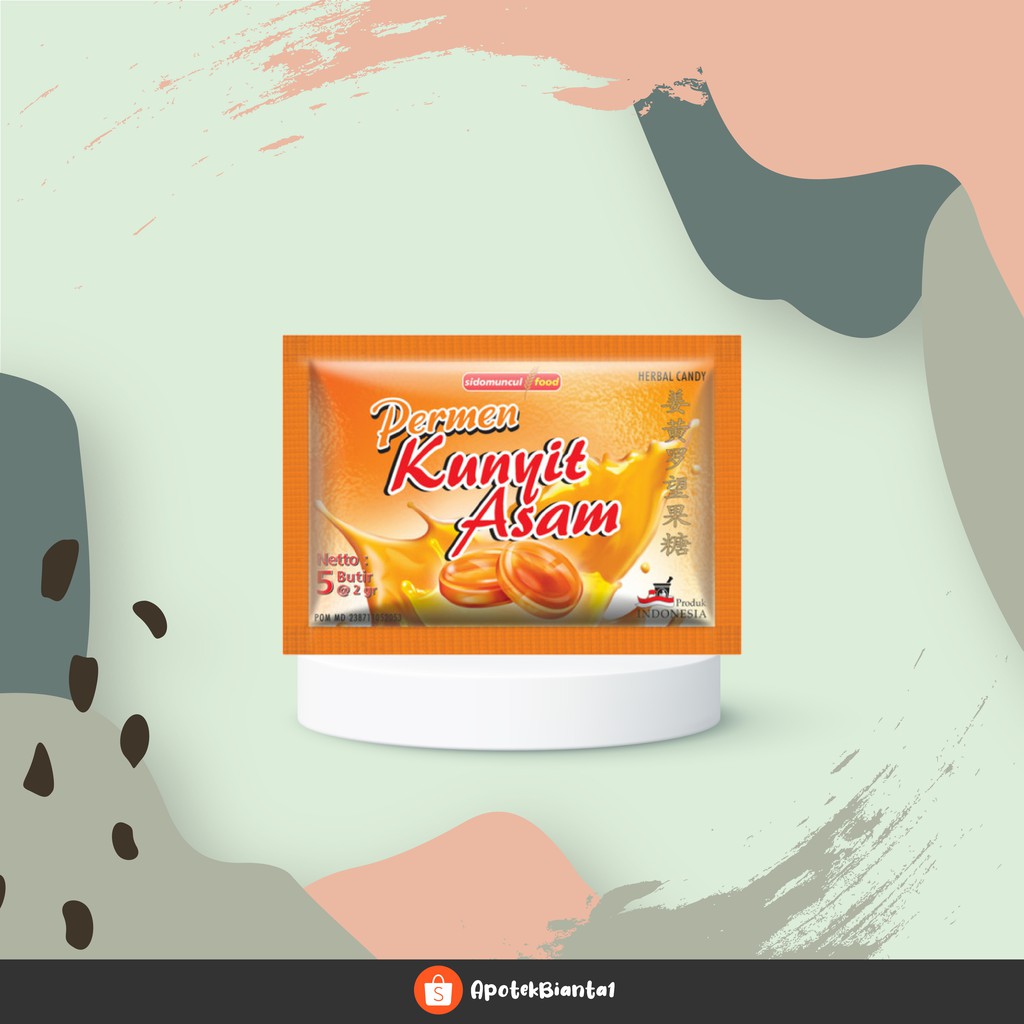 Jual Permen Kunyit Asam Sidomuncul Shopee Indonesia