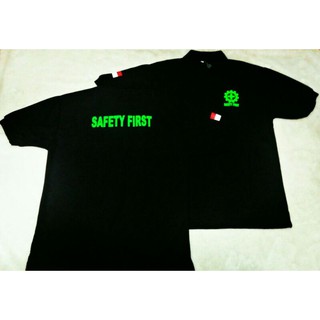 Jual Kaos Polo Shirt Safety First Kaospolo Shirt Utamakan Keselamatan