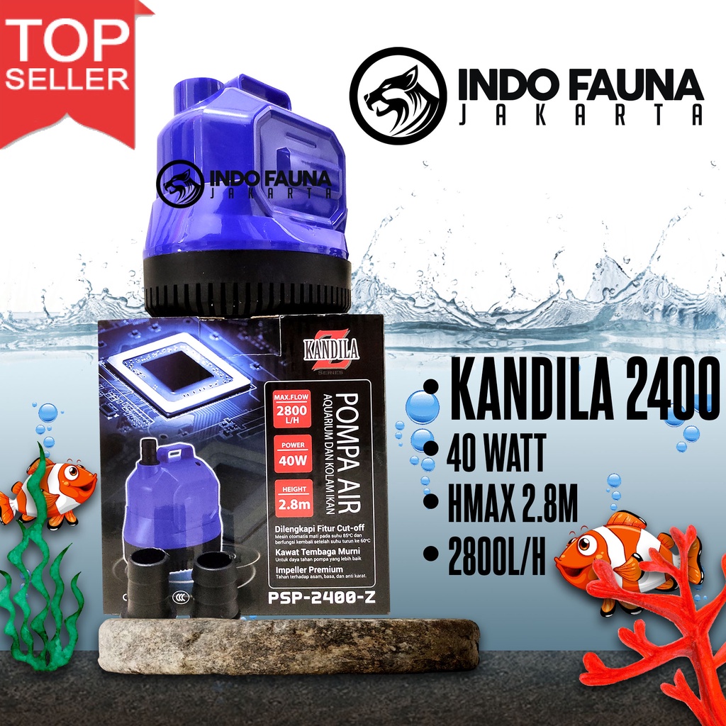 Jual Pompa Air Celup Kolam Ikan Aquarium Aquascape Akuarium KANDILA PSP