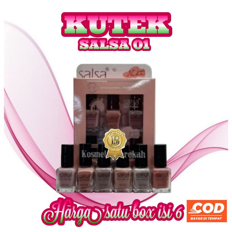 Jual Kutek Salsa Nude Isi All Varian Harga Box Shopee Indonesia