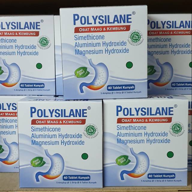 Jual Polysilane Tablet Per STRIP Maag Asam Lambung Shopee Indonesia