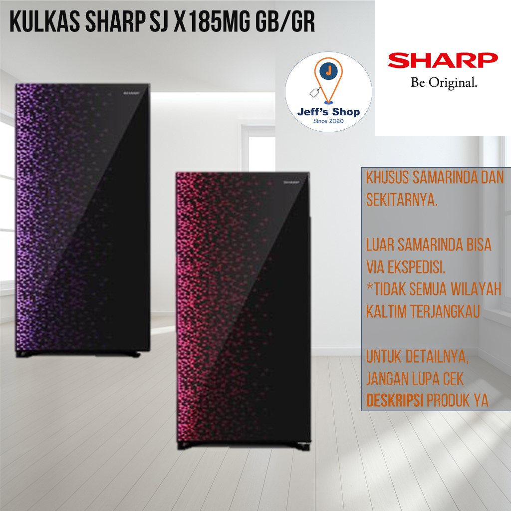 Jual Kulkas Sharp Pintu Liter Sj X Mg Gb Gr Indonesia Shopee