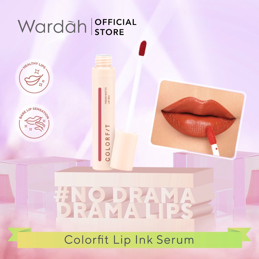 Jual Laamiahijab Wardah Colorfit Lip Ink Serum Infused 4g Lip Cream