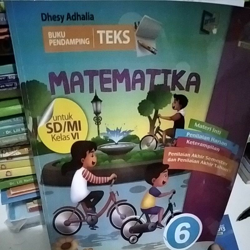 Jual Buku Pendamping Tematik Terpadu Matematika Untuk SD MI Kelas 6