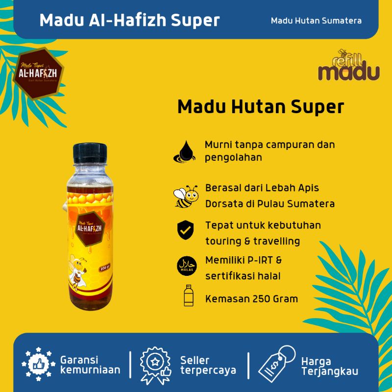 Jual Madu Hutan Asli Madu Super Al Hafizh Madu Hutan Original 100