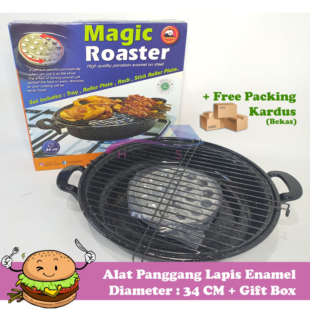 Jual Panggangan Daging Sate Magic Roaster Maxim Maspion 34 CM NVP