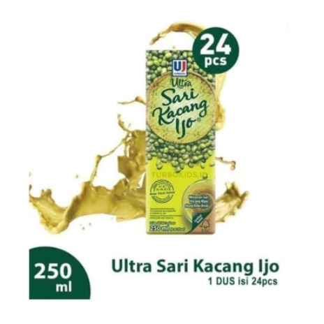 Jual Ultra Sari Kacang Ijo 250ml Indonesia Shopee Indonesia