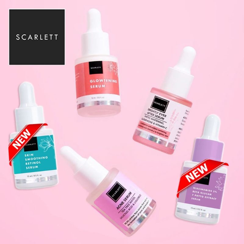 Jual Scarlett Whitening Serum Acne Brightly Ever After Serum Glow Serum