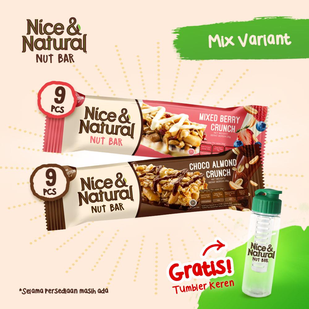 Jual Nice Natural Nut Bar Mixed Berry Crunch X Gr Choco Almond