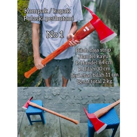 Jual KAMPAK DAMKAR KAPAK PEMADAM KEBAKARAN 90 CM RED AXE KAMPAK MERAH