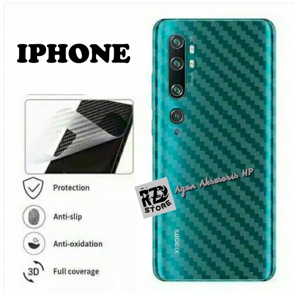 SKIN CARBON GARSKIN IPHONE 6 6S 6G 7 7G 8 8G X XS XR MAX 11 PRO MAX