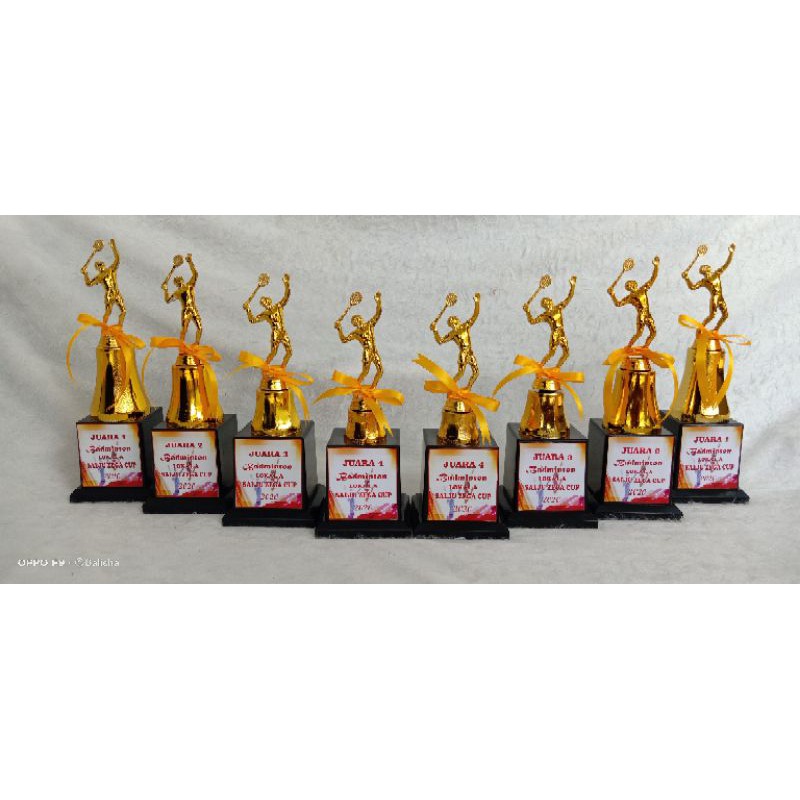 Jual Piala Badminton Piala Raket Piala Patung Olahraga Piala Murah