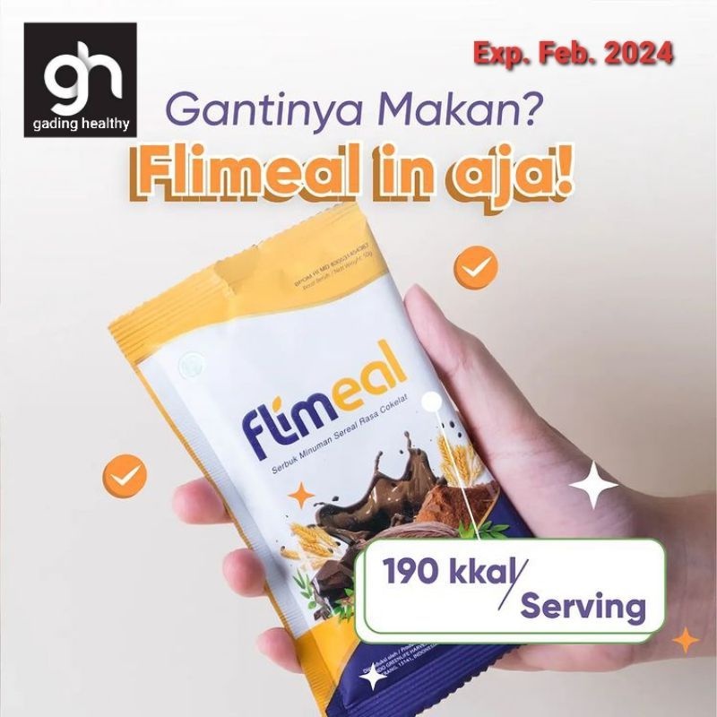 Jual Flimeal Meal Replacement Beli 4 Sachet Free 1 Sachet Flimty