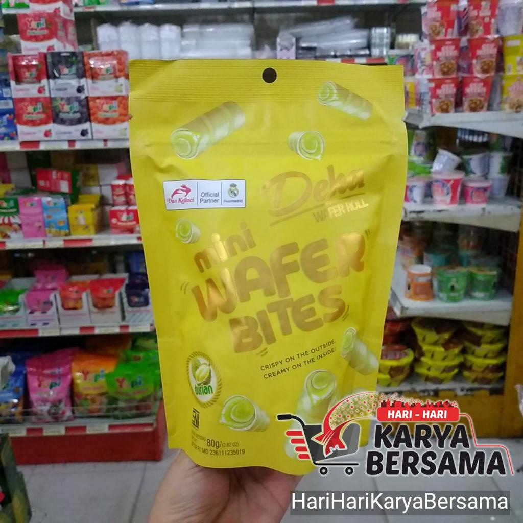 Jual Deka Wafer Roll Mini Wafer Bites Durian Pouch Gr Shopee Indonesia