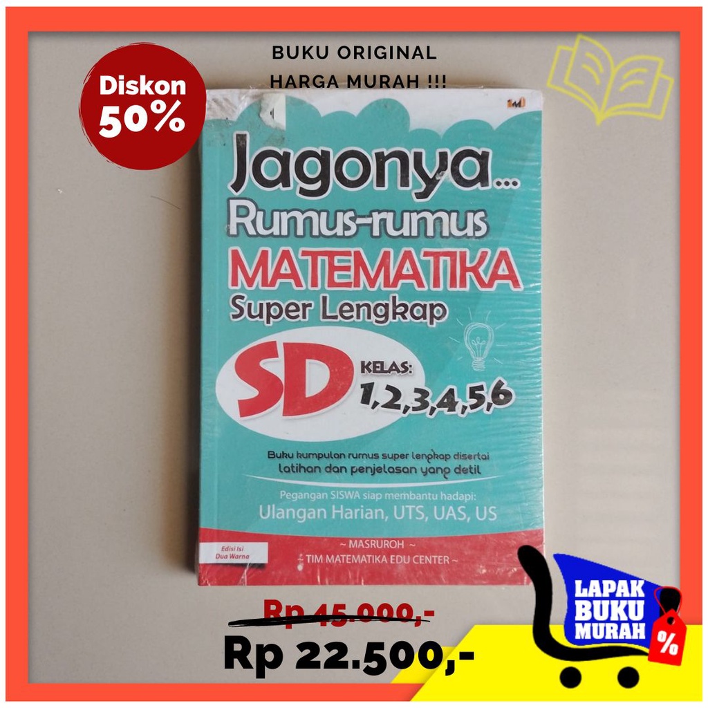 Jual Jagonya Rumus Rumus Matematika Sd Kelas Indonesia