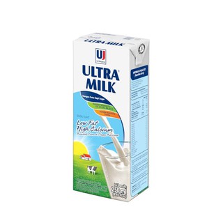 Jual Ultra Milk Low Fat High Calcium Plain Ml Box Box Pcs