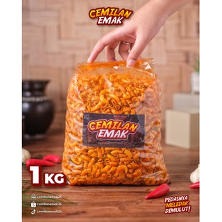 Jual MAKARONI 1 KG MAKARONI CEMILAN EMAK MAKARONI PEDAS DAUN JERUK