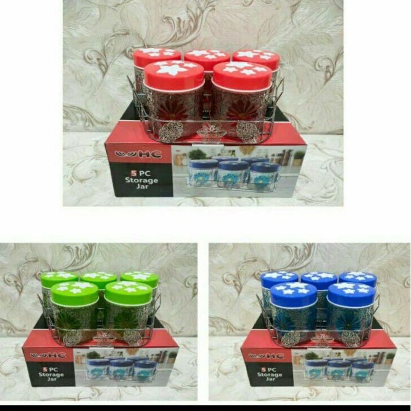 Jual Toples Makanan Kaca Hc Pc Storage Jar Warna Toples Kaca