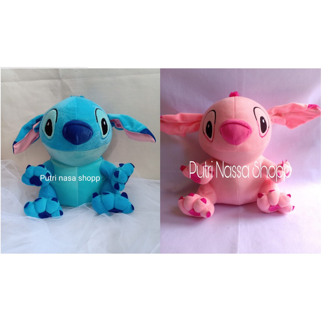 Jual Boneka Stitch Pink Biru Indonesia Shopee Indonesia