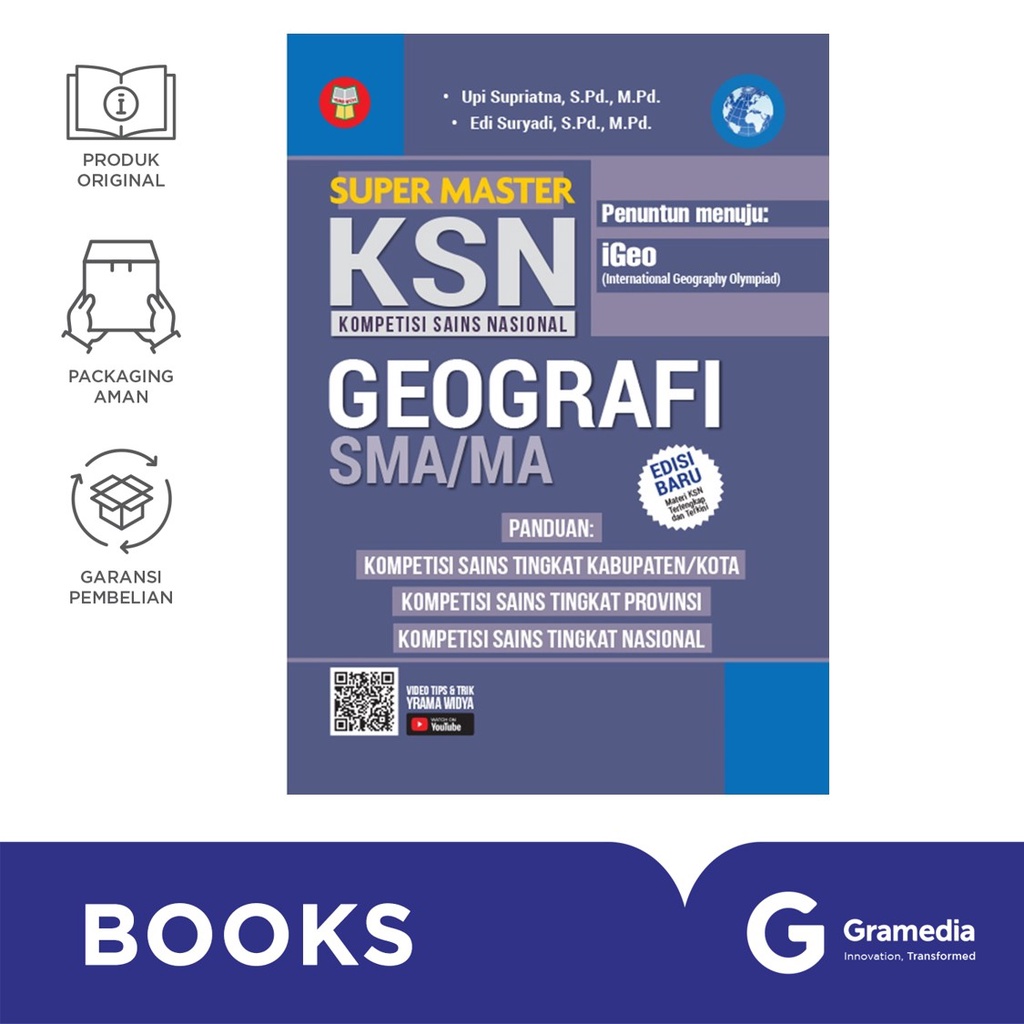 Jual Sma Ma Super Master Ksn Geografi Kompetisi Sains Nasional