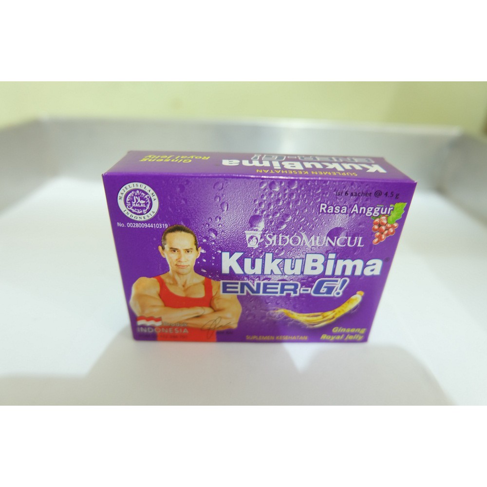 Jual KUKUBIMA ENERGI ROYAL JELLY ANGGUR 1 BOX ISI 6 SACHET Indonesia