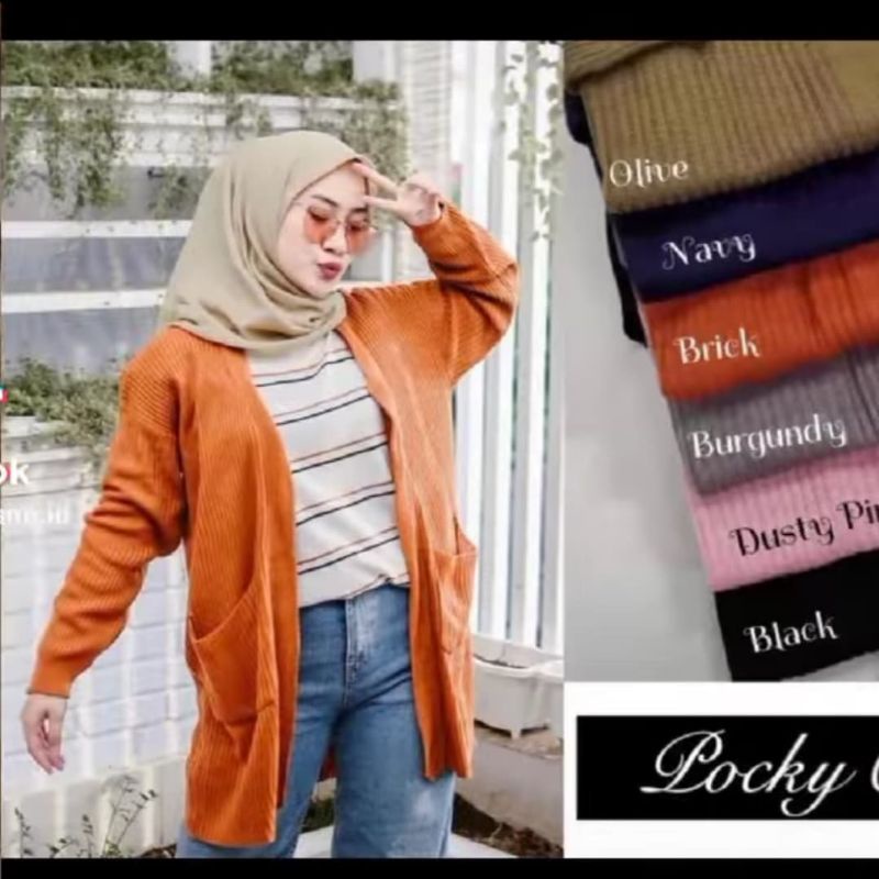 Jual Cardigan Rajut Tanpa Kancing Shopee Indonesia