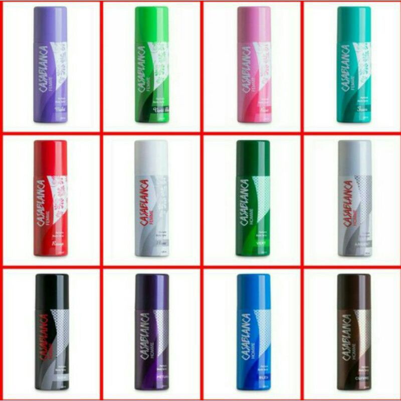 Jual Casablanca Perfume Body Spray Ml Shopee Indonesia