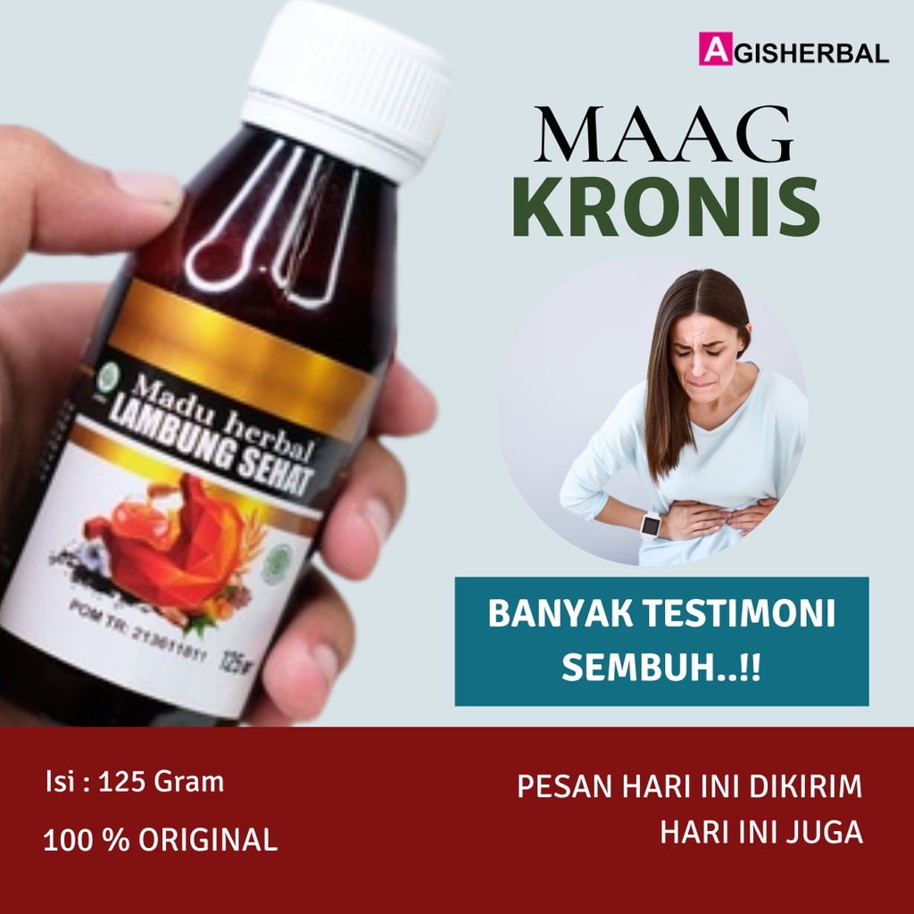 Jual Obat Maag Asam Lambung Madu Herbal Lambung Sehat Original Shopee