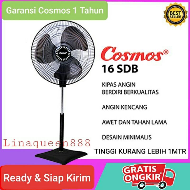 Jual Cosmos Kipas Angin Berdiri 16 SDB 16 Inch Shopee Indonesia