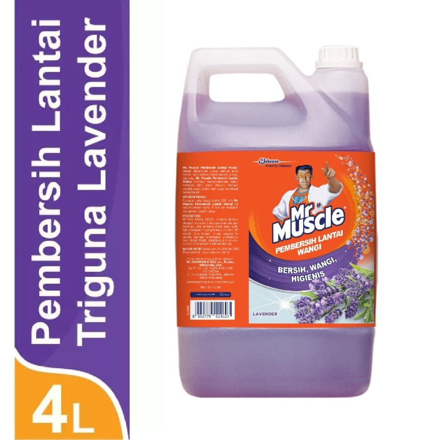 Jual Mr Muscle Axi Triguna Pembersih Lantai Wangi 4L LAVENDER CLASSIC