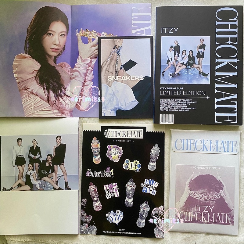 Jual ALBUM ONLY ITZY CHECKMATE LIMITED EDITION CHAERYEONG Shopee