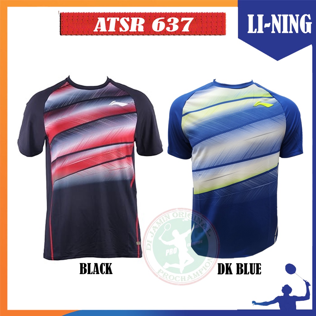 Jual Lining ATSR 637 Baju Jersey Kaos Badminton Original Shopee