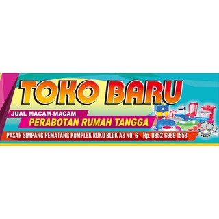 Jual Cetak Banner Toko Sembako Kelontong Spanduk Kios Warung Sembako