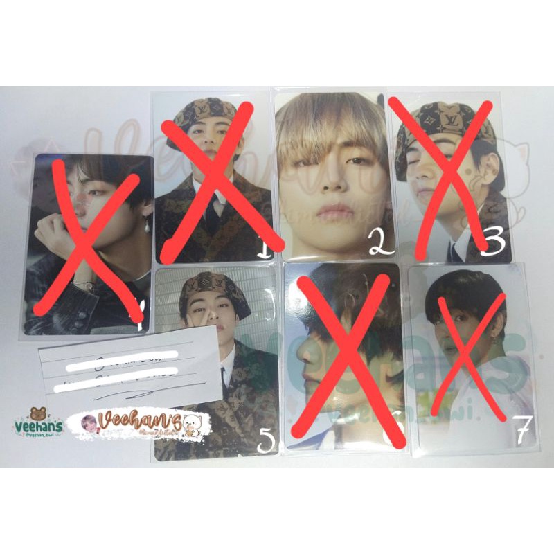 Jual Photocard Dicon 101 BTS RM JIN SUGA J HOPE JIMIN V JUNGKOOK