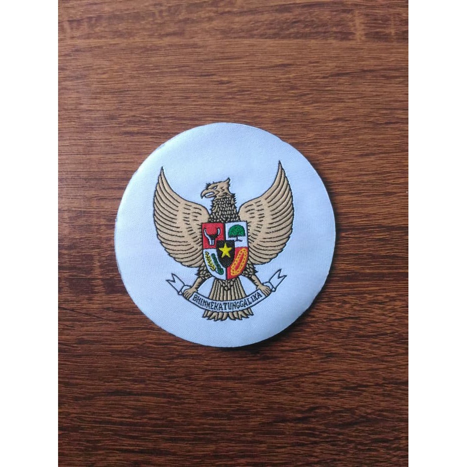 Jual Logo Patch Woven Emblem Club Bola Garuda Putih Indonesia Shopee