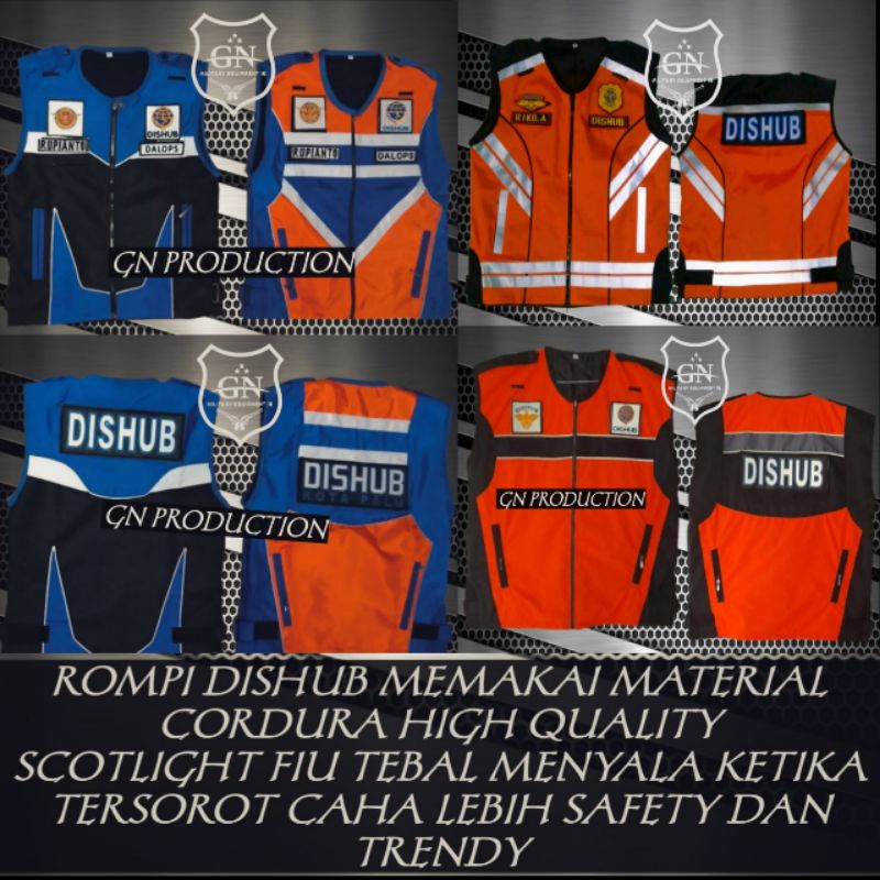 Jual Rompi Dishub Rompi Touring Rompi Outdor Rompi Kerja Rompi Cordura