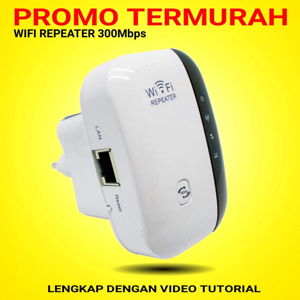 Jual WIFI REPEATER PENGUAT SINYAL WIFI EXTENDER 300mbps Shopee Indonesia