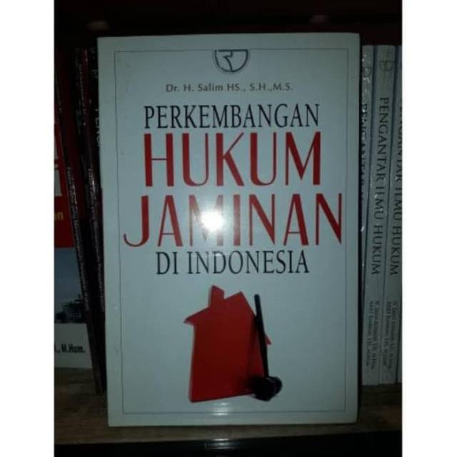 Jual Buku PERKEMBANGAN HUKUM JAMINAN DI INDONESIA By Salim HS Shopee