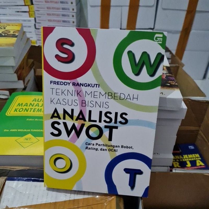 Jual Teknik Membedah Kasus Bisnis Analisis Swot By Freddy Rangkuti